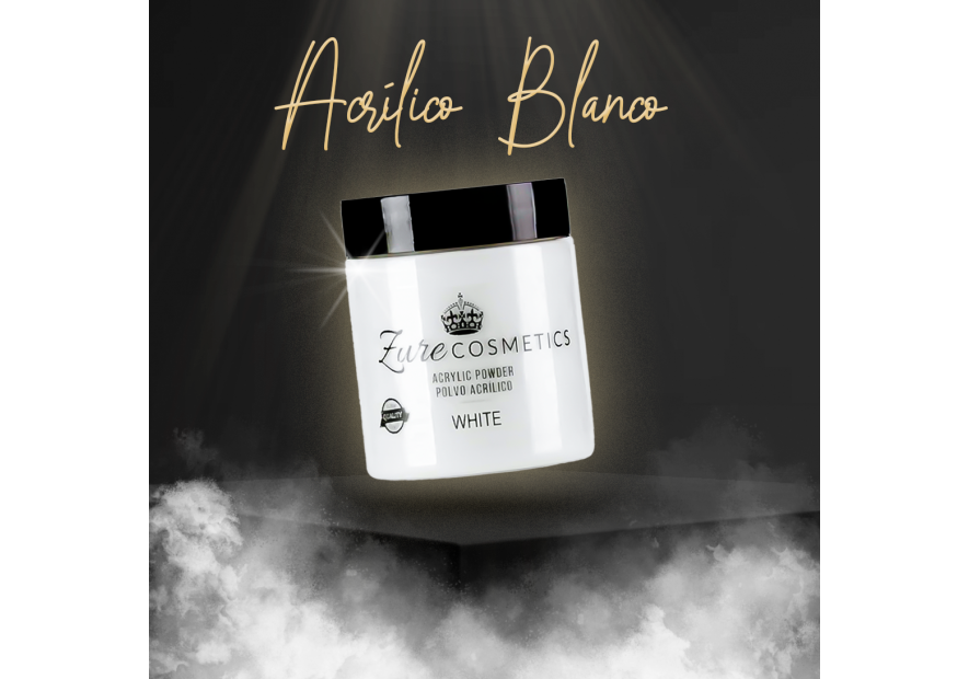 Descubre la Elegancia Suprema con Acrílico Blanco 75G White Blanco ZURE: Tu Aliado en la Aplicación Francesa